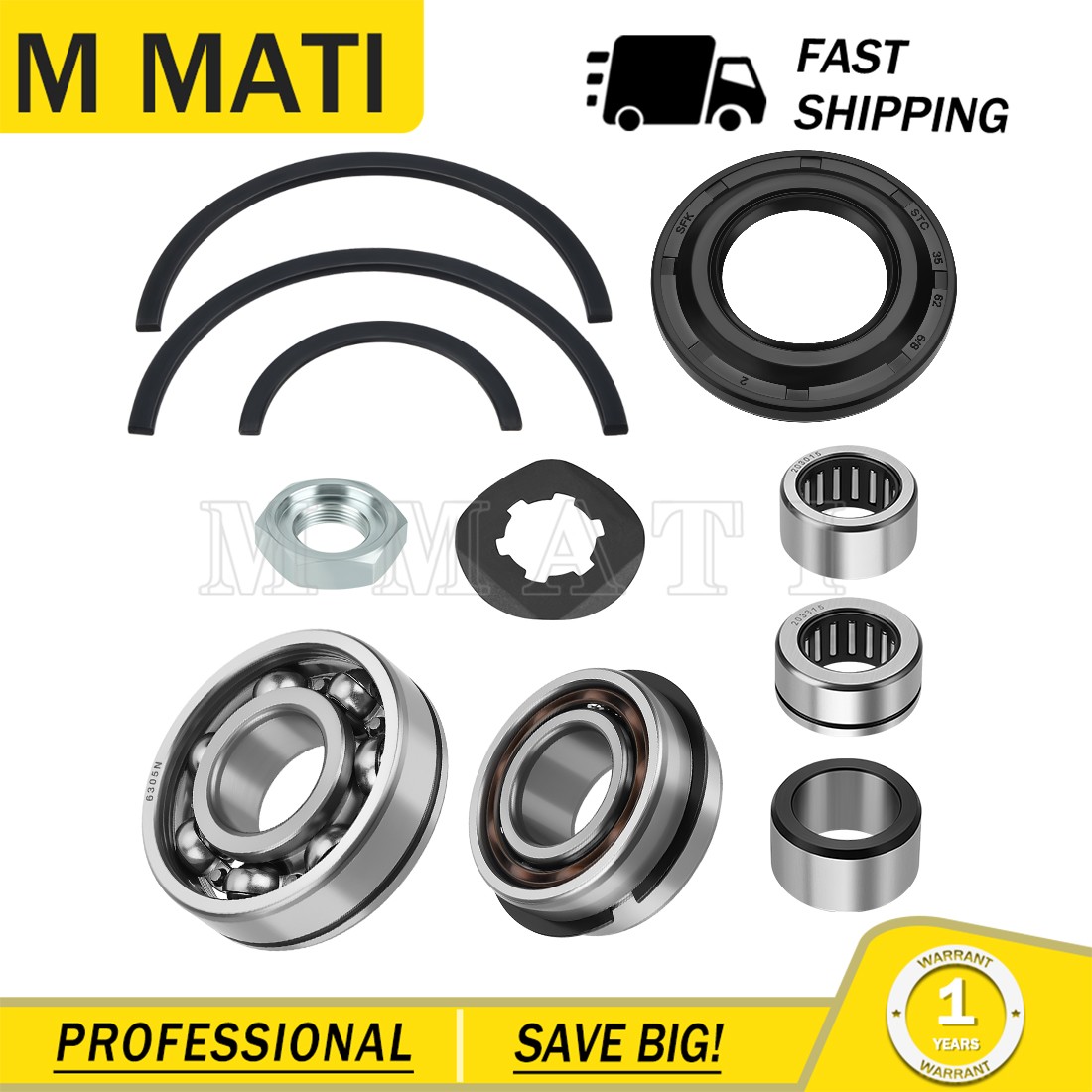 Transmission Bearings Kit For Yamaha Banshee 350 YFZ350 1987-2006 93311-22027-00