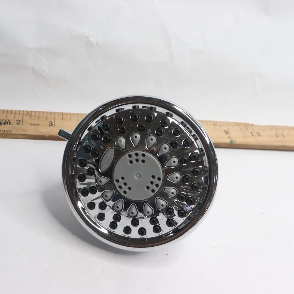 Elements Shower Head Fixed Mount 5 Settings Chrome 1.8 Gpm