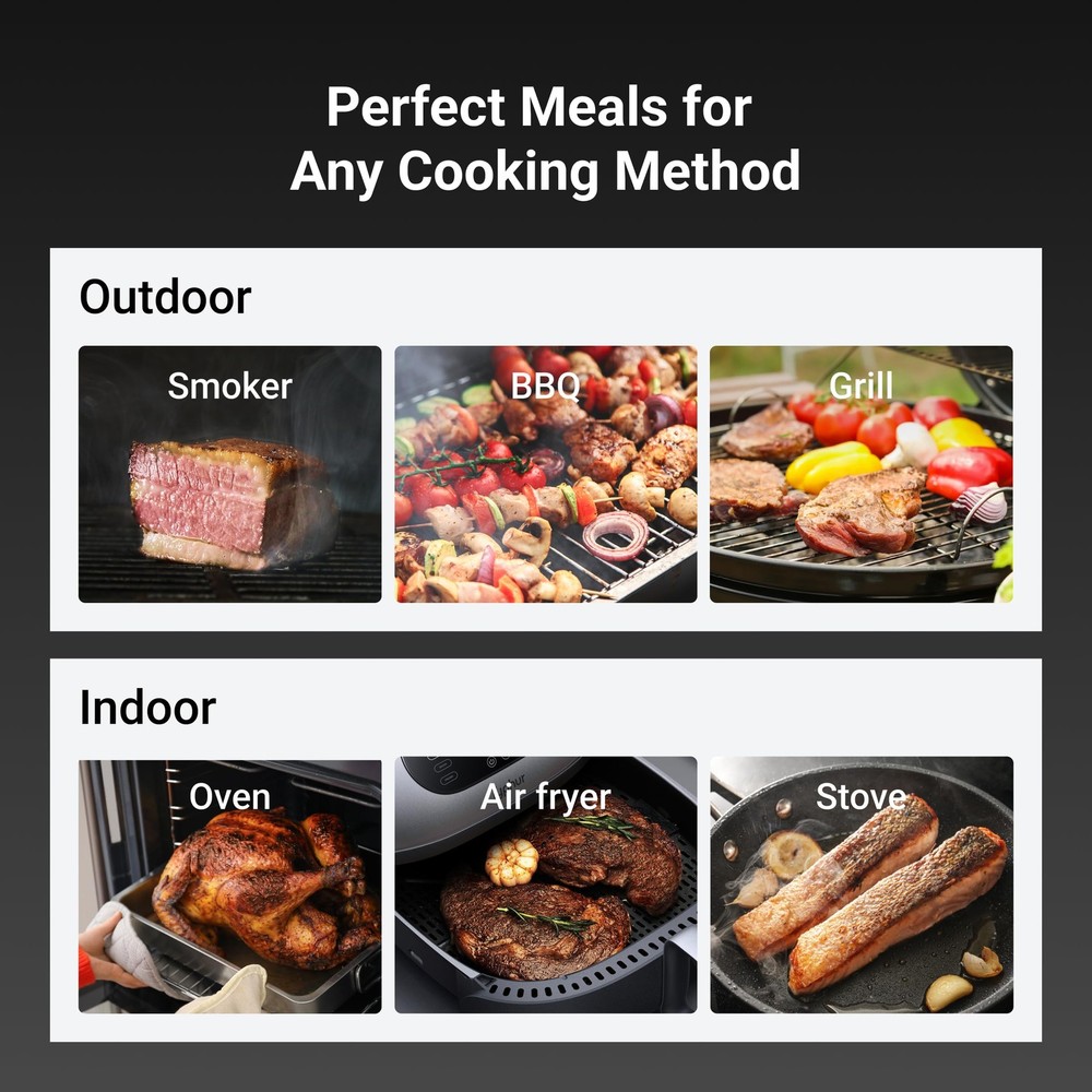 Bluetooth Meat Thermometer Wireless Smart Grill Probe