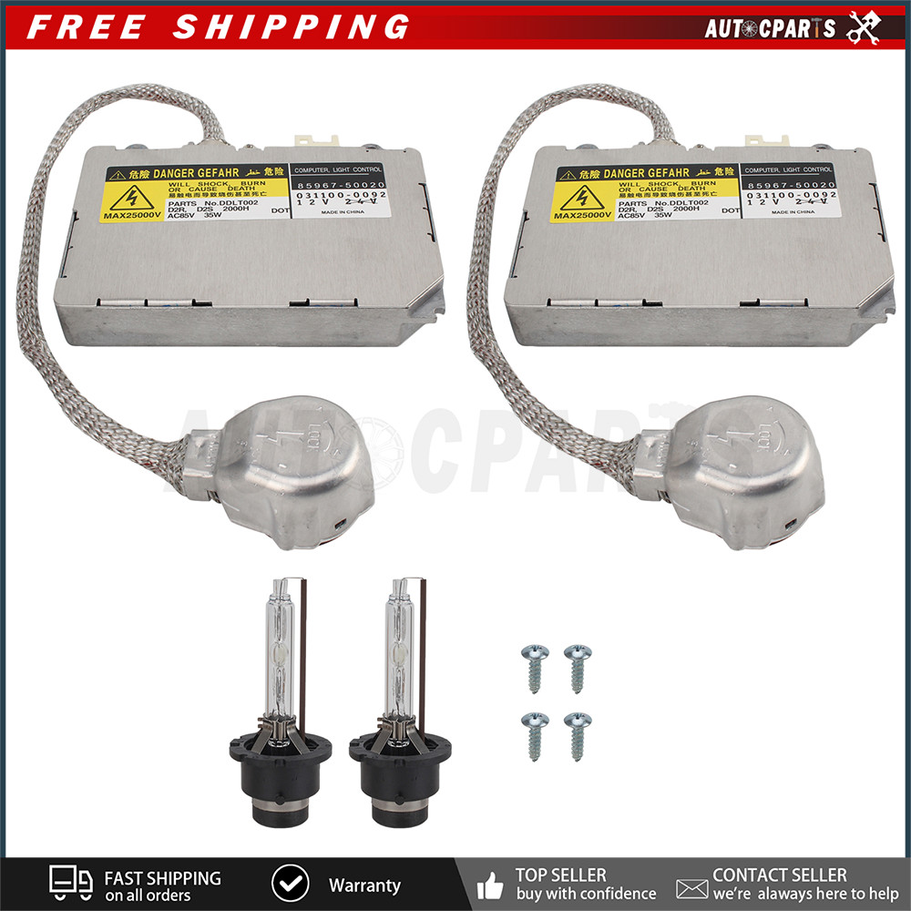 2x For Lexus Xenon Ballast D2S HID Bulb Control Unit Computer Module Igniter