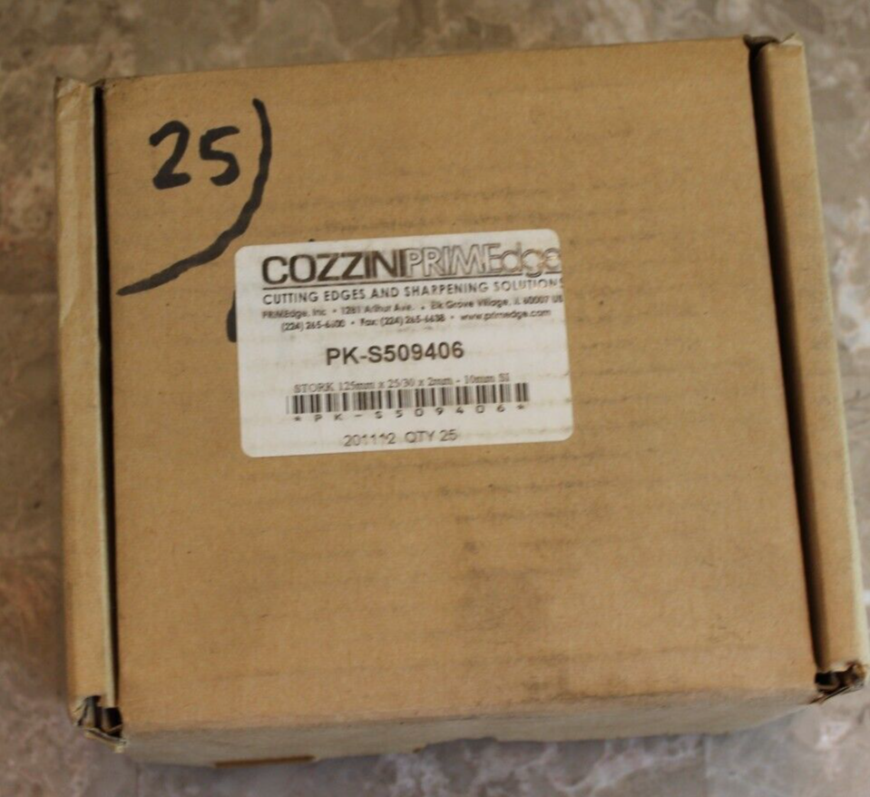 Box of 25 Cozzini Primedge Circular Poultry Blades Knives PK-S509406