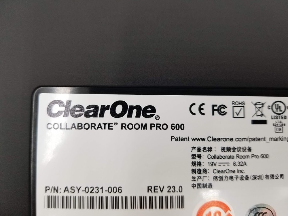 CLEARONE COLLABORATE ROOM PRO 600