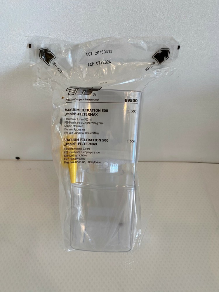 TPP Filtermax Rapid Bottle Filter Unit Filter Capacity 500 mL Sterilized