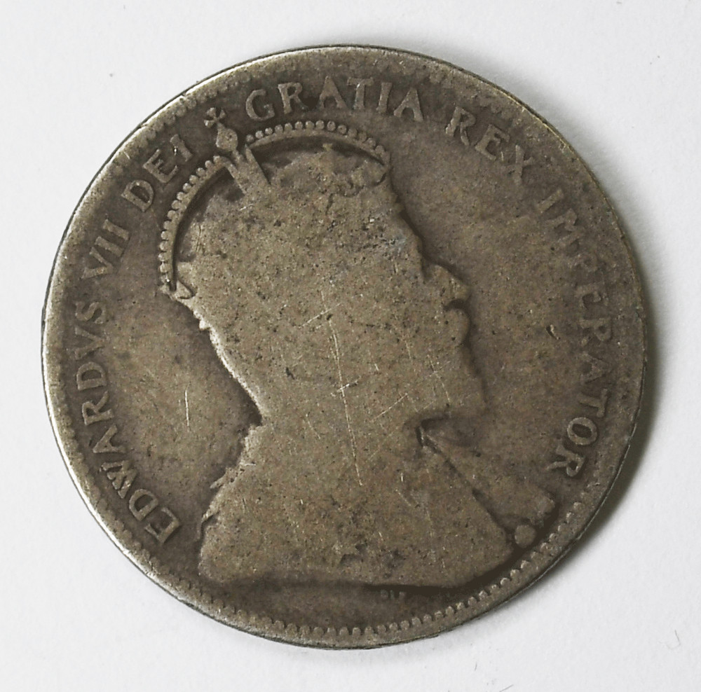 1903 25c Canada Silver Quarter Dollar KM#11