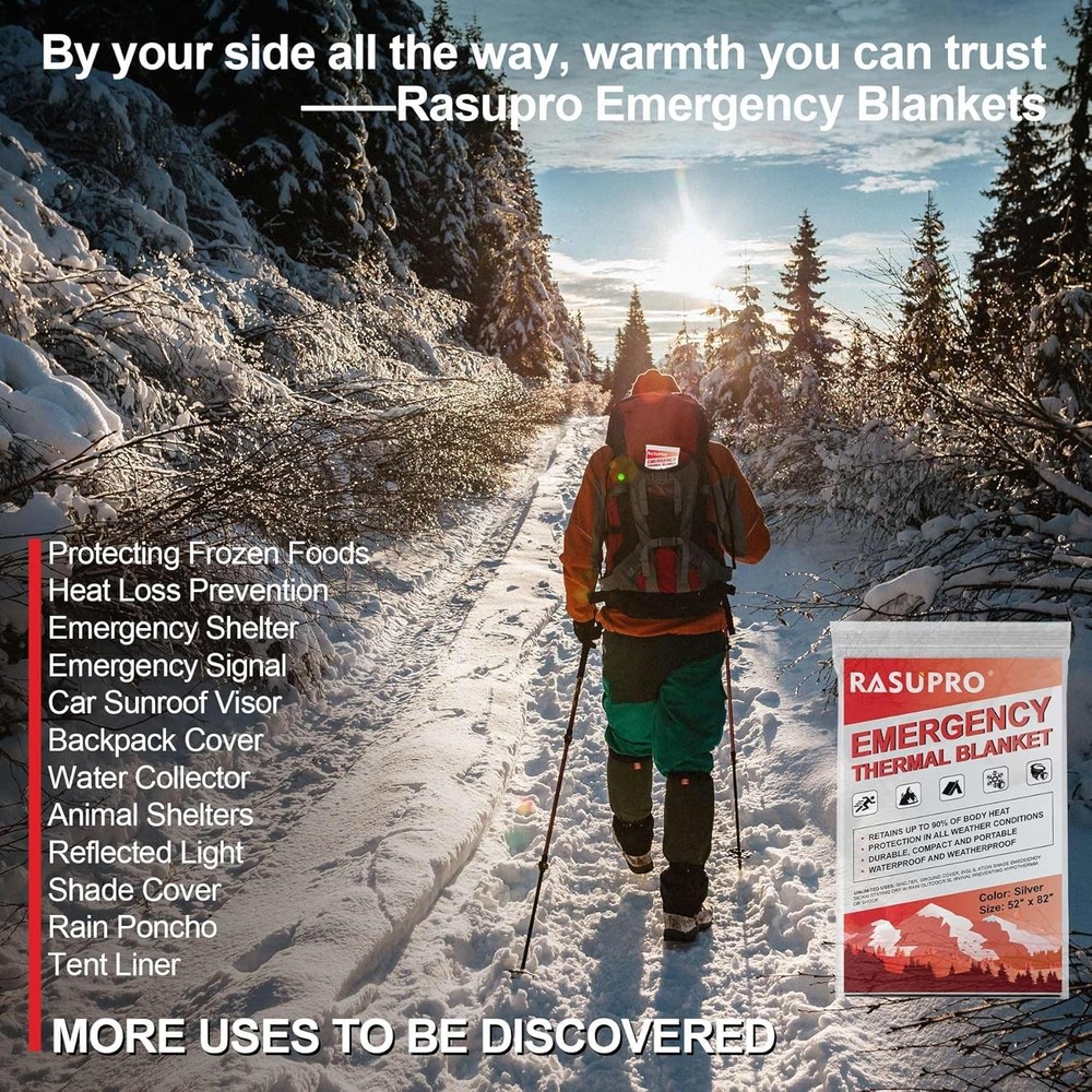 Emergency Mylar Blankets 9PK