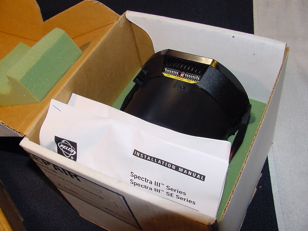 Pelco Spectra III Dome Camera DD53TC16, 24 Volt, 60Hz, 15 Watts, Used!