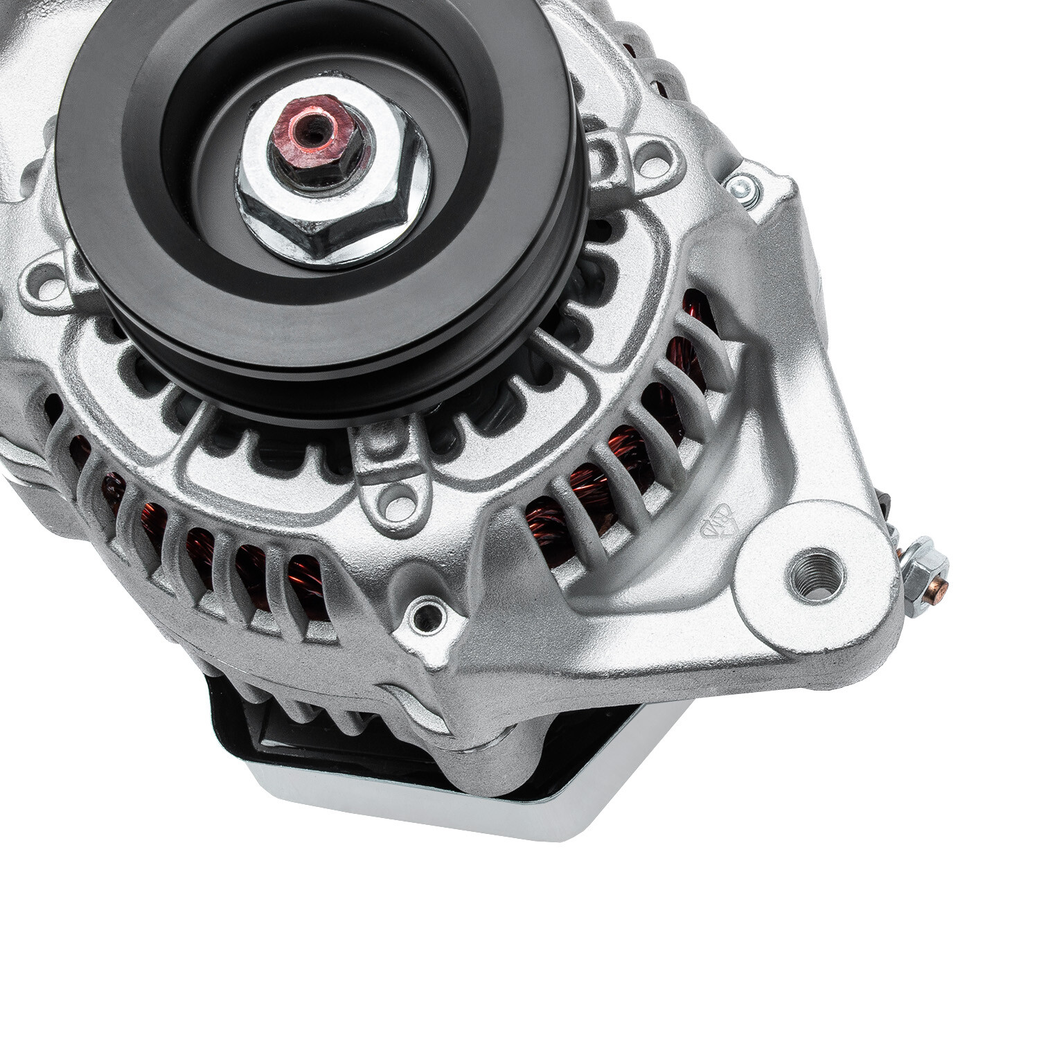 New 70 Amp Mini Alternator 1 Wire Hook Up for Street Rods Hot Rods Race Cars