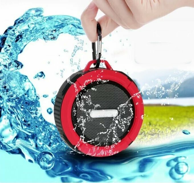Mini Waterproof Bluetooth Speaker with Suction Cup