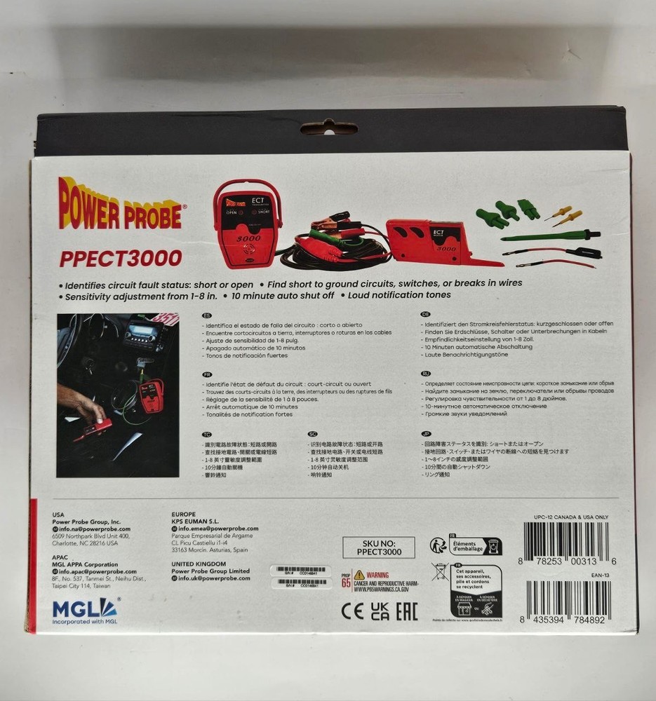 Power Probe ECT3000 Short Open Electrical Circuit Tester