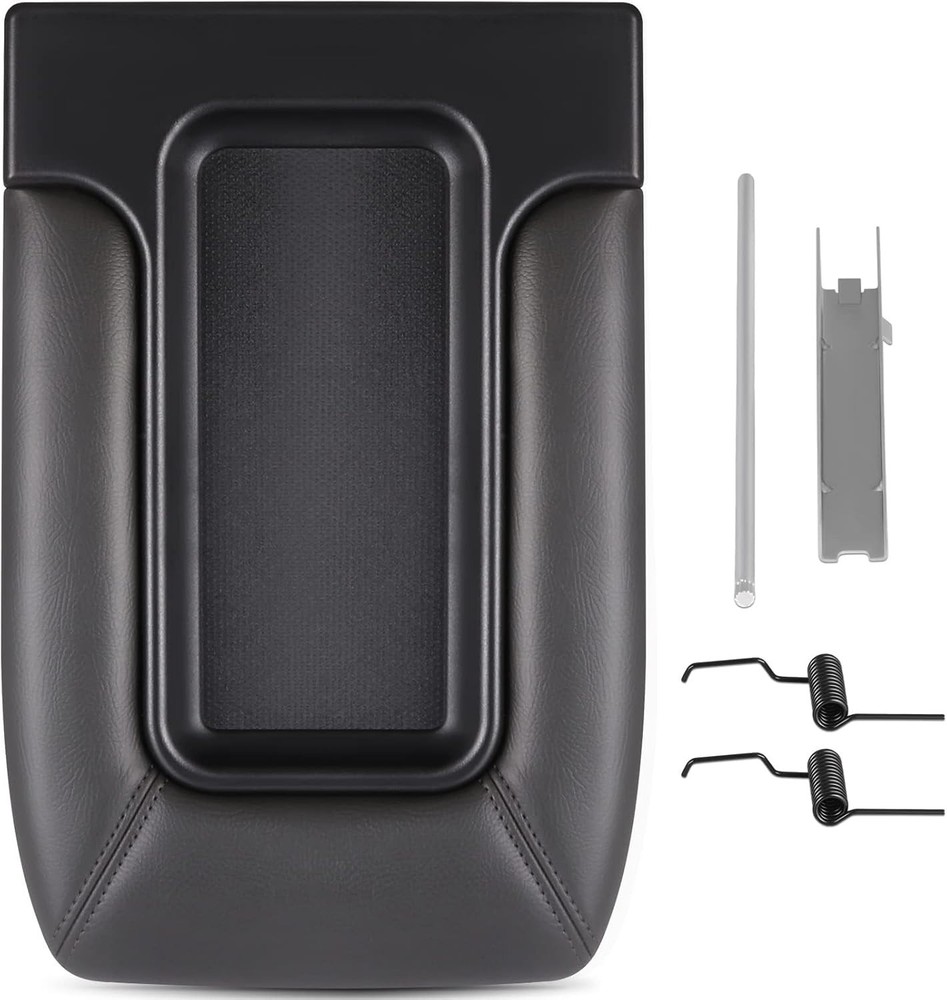 Center Console Lid Replacement Kit for 99-07 Silverado, Dark Gray