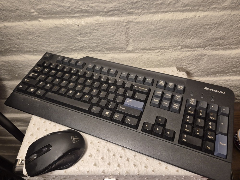 Lenovo Keyboard And Wireless Mouse For Gaming Computer