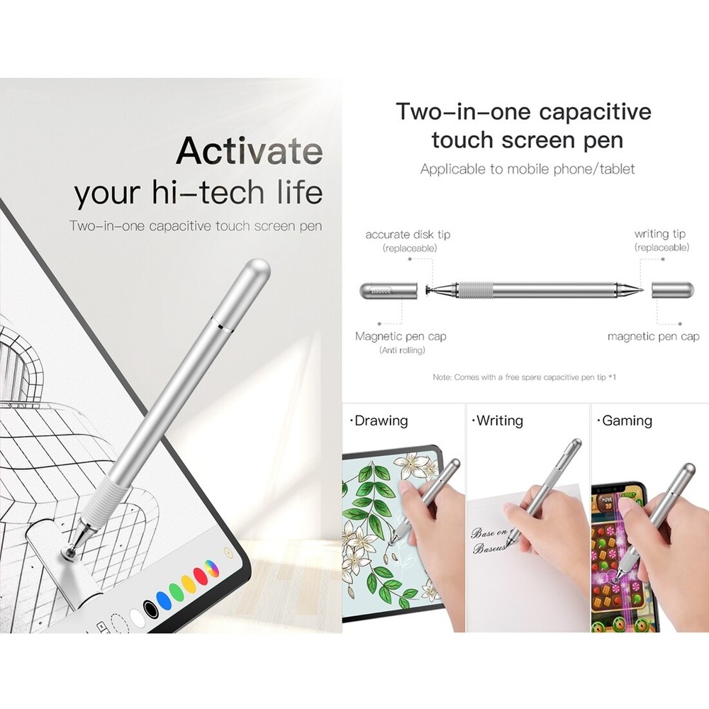 Baseus Universal Stylus Pen Multifunction Screen Touch Pen Capacitive Touch Pen