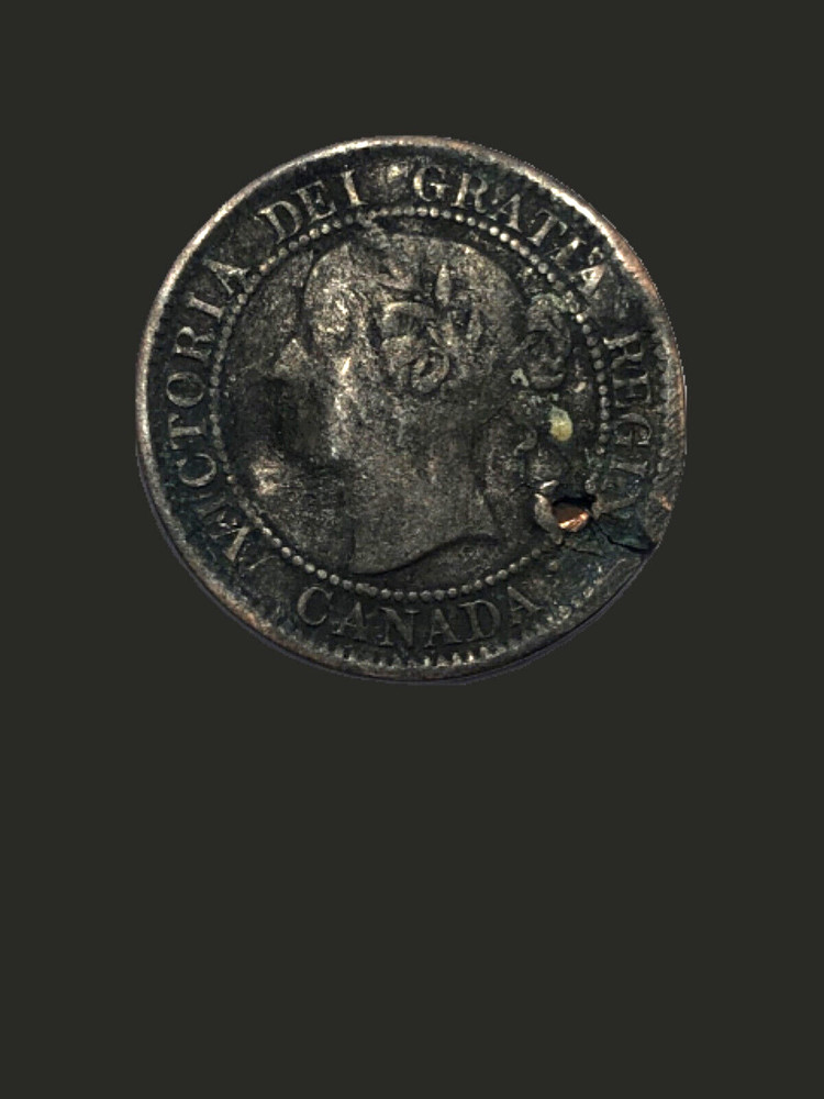 1859 Canada One Cent Queen Victoria - Fair condition