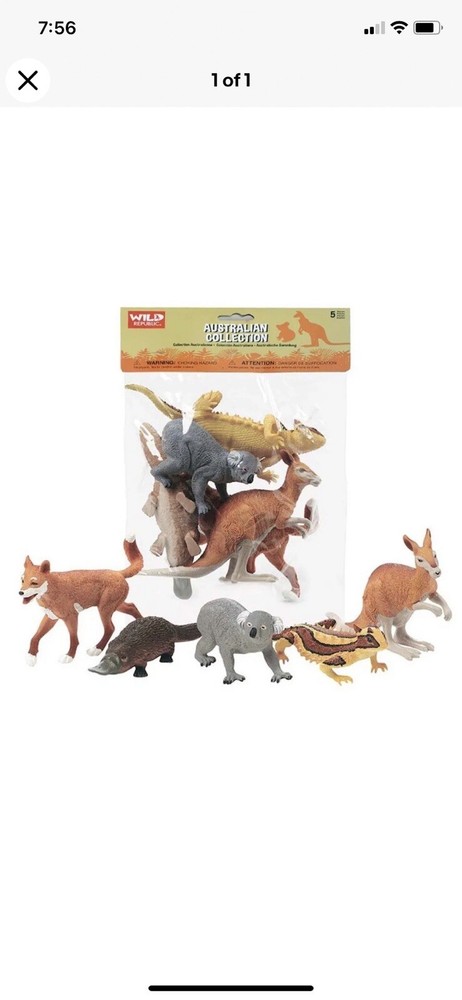 Wild Republic Australian Animals - 5 Different Native Figurines