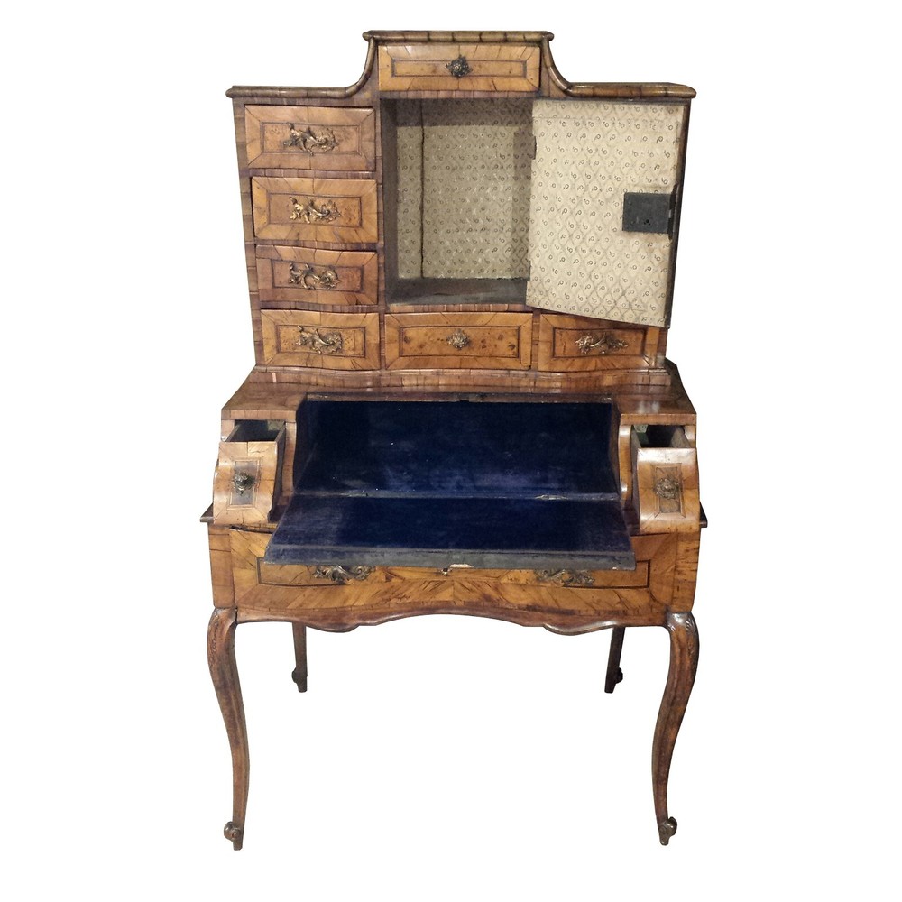 Eighteenth Century German Baroque Walnut Desk