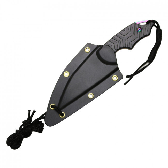 6" Neck Knife - Rainbow