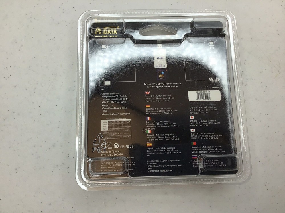 Class 6 SDHC 4GB Combo Kit NEW!! Sd Card Bundle High Speed Reader