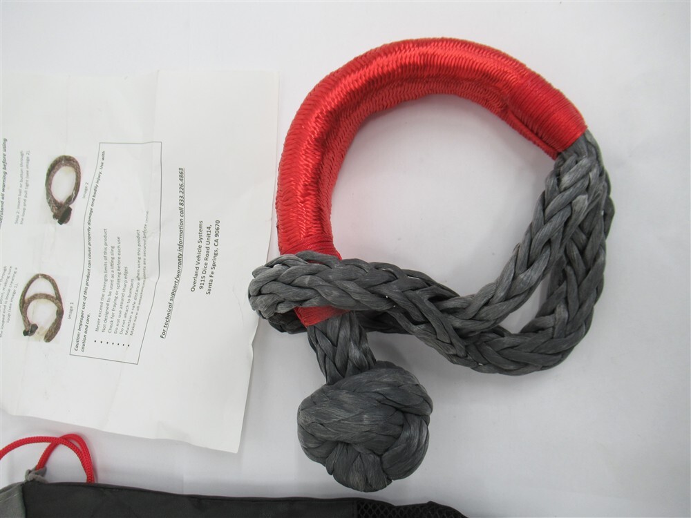Overland Vehicle System Soft Shackle