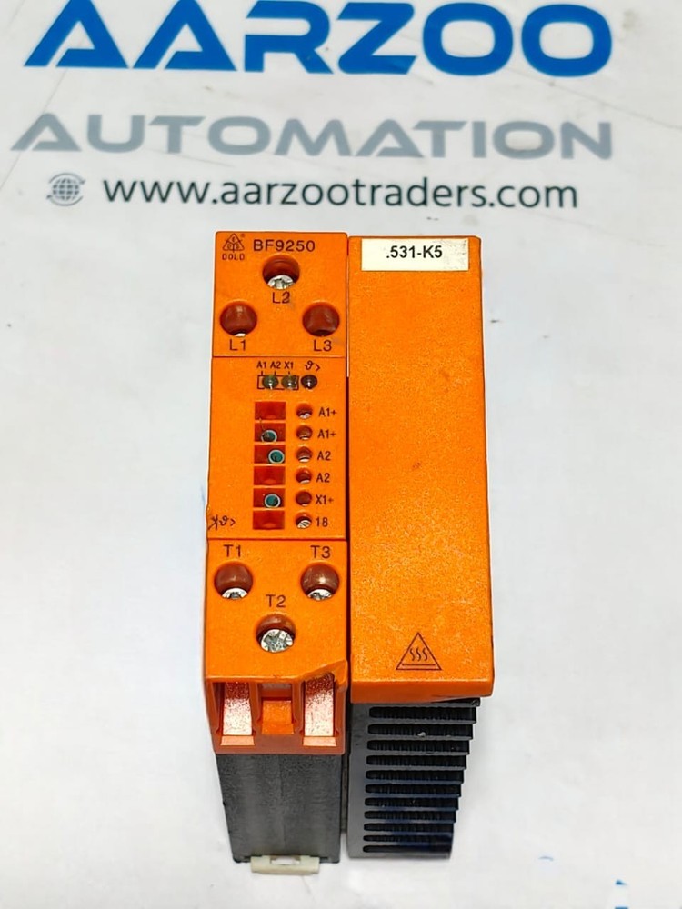 E. DOLD & SOHNE BF9250.03/001 3-POLE SOLID STATE RELAY 0050520 DOLD BF9250