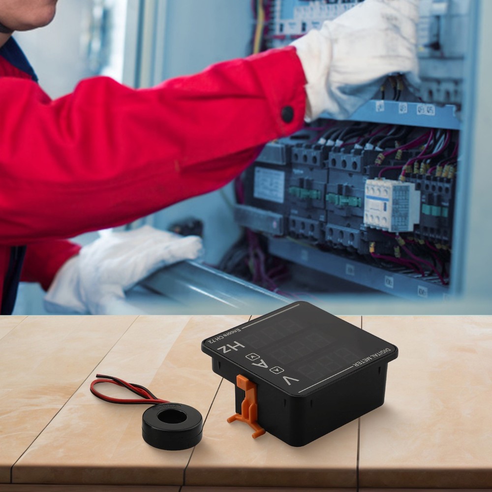 Easy to Read Digital Display AC Meter for Accurate Frequency Measurement