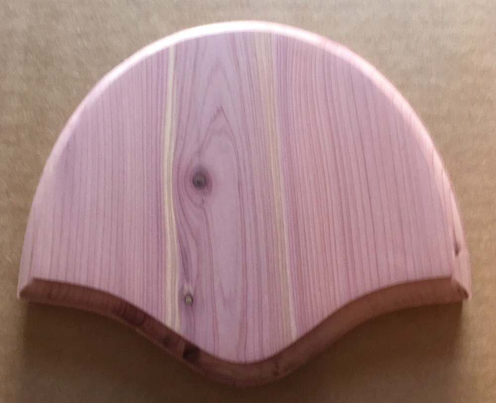 Unfinished Cedar Turkey Fan / Beard Mounting Kit Ready for Artwork