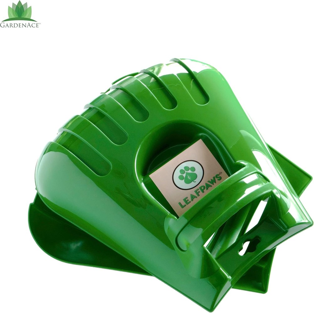 Hand Leaf Scoops | Large Rake | Pickup Claws | Picker Green