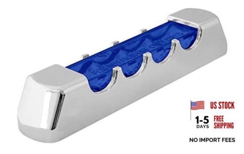 74815 Light Bar Blue 4 LED with Clear Plastic Bezel Cover