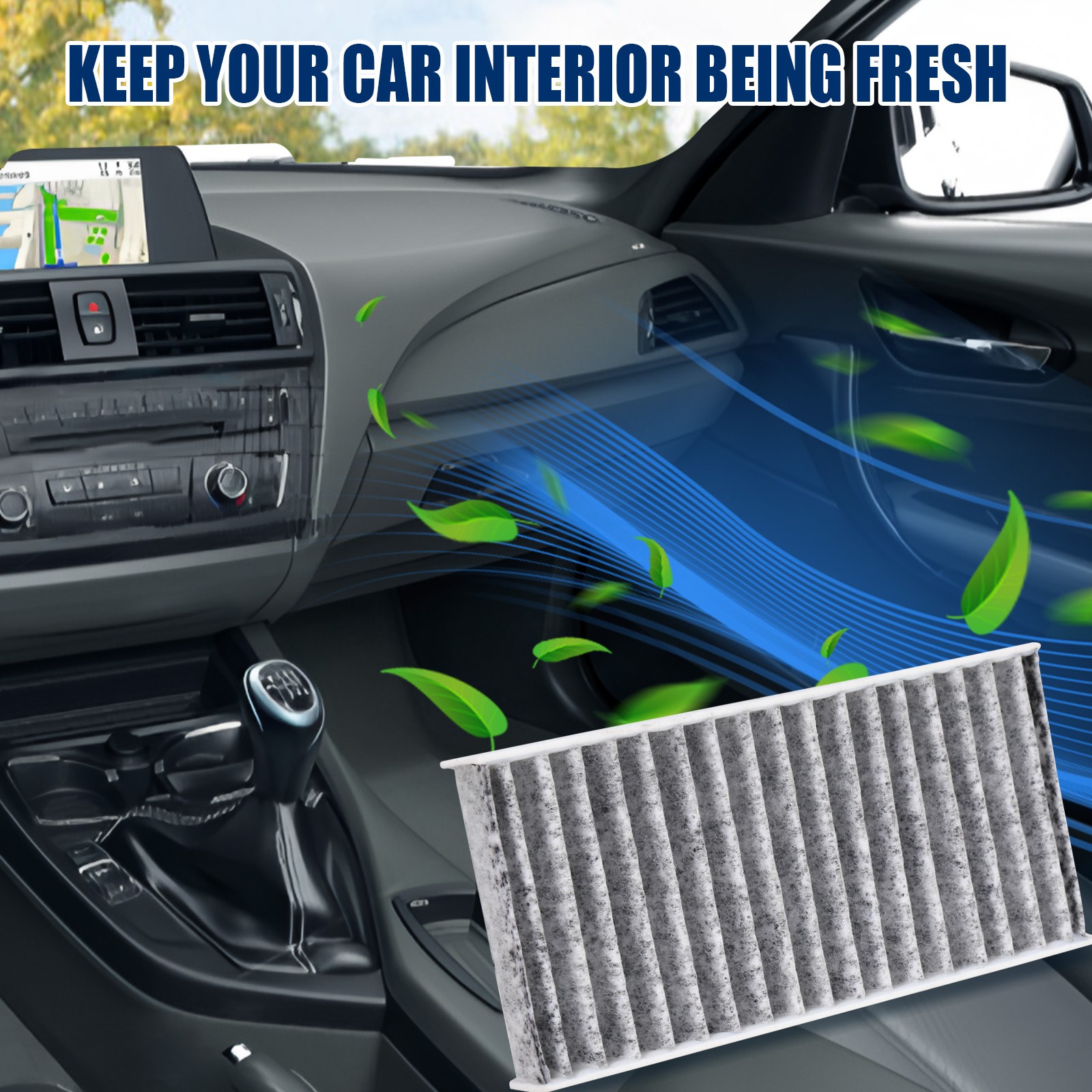 55111302AA Cabin Air Filter FIT 2011 Jeep Wrangler 3.8L 2012-2018 V6 3.6L