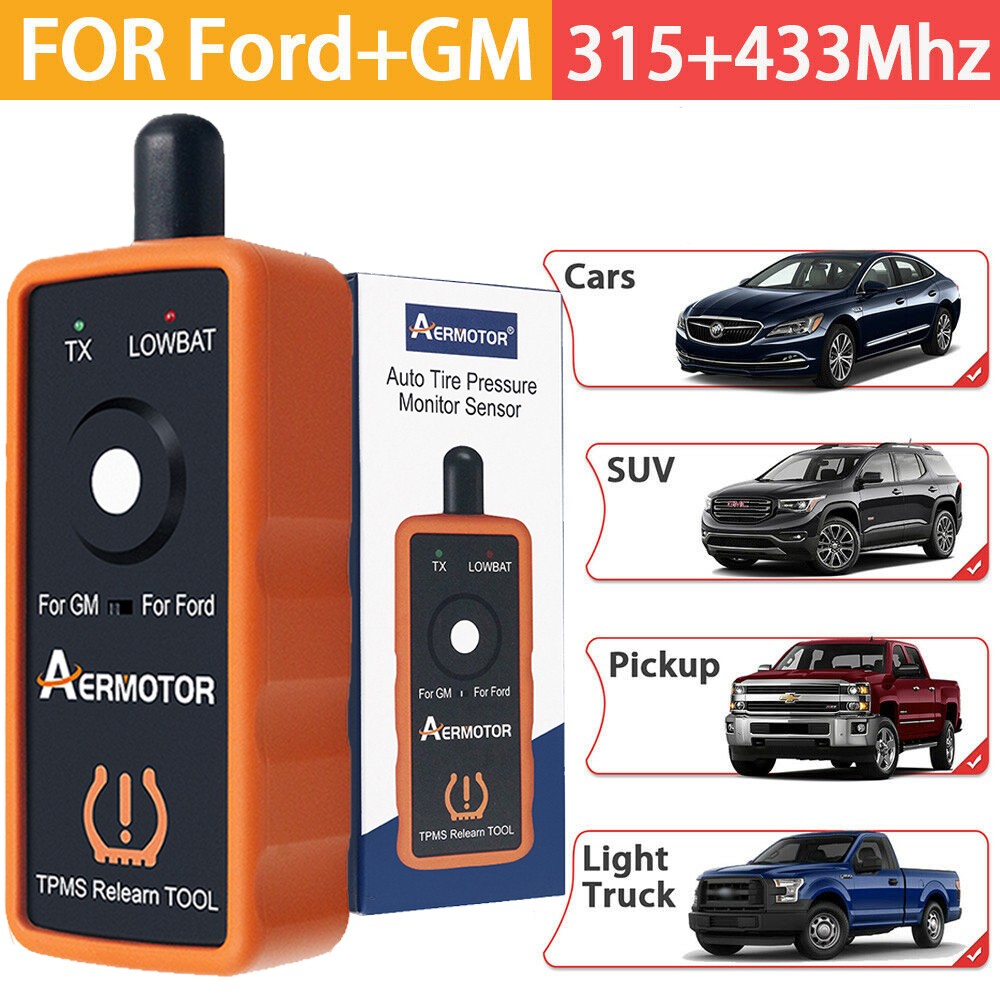 Universal TPMS Reset Tool Relearn Tool Auto Tire Pressure Sensor For Ford For GM