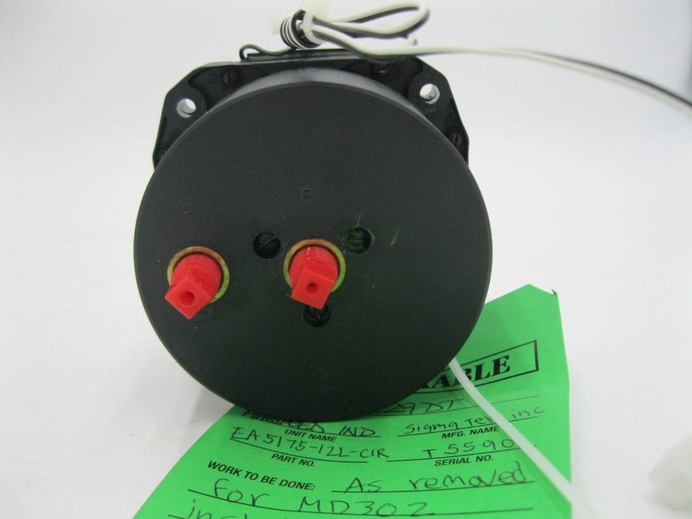 Sigma-Tek EA5175 Airspeed Indicator EA5175-12L-CIR