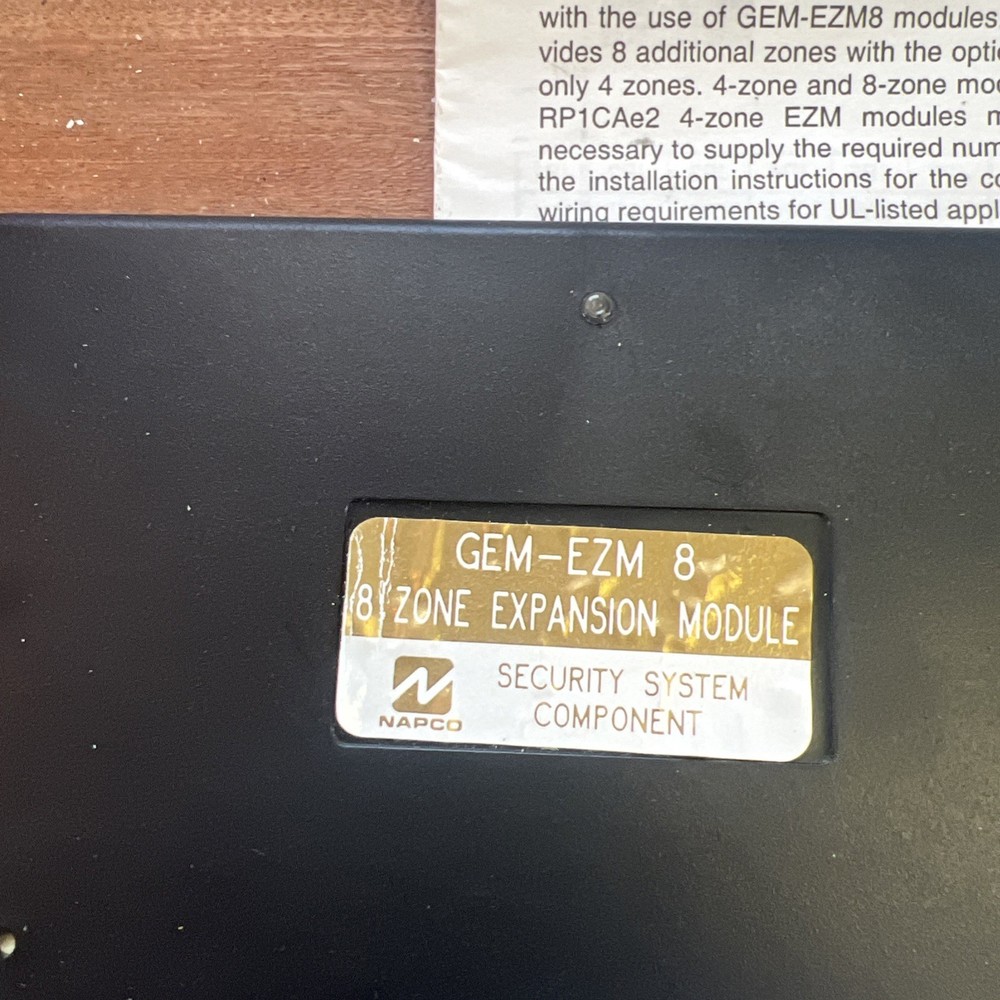 Napco GEM-EZM8 8-Zone Expansion Module P8