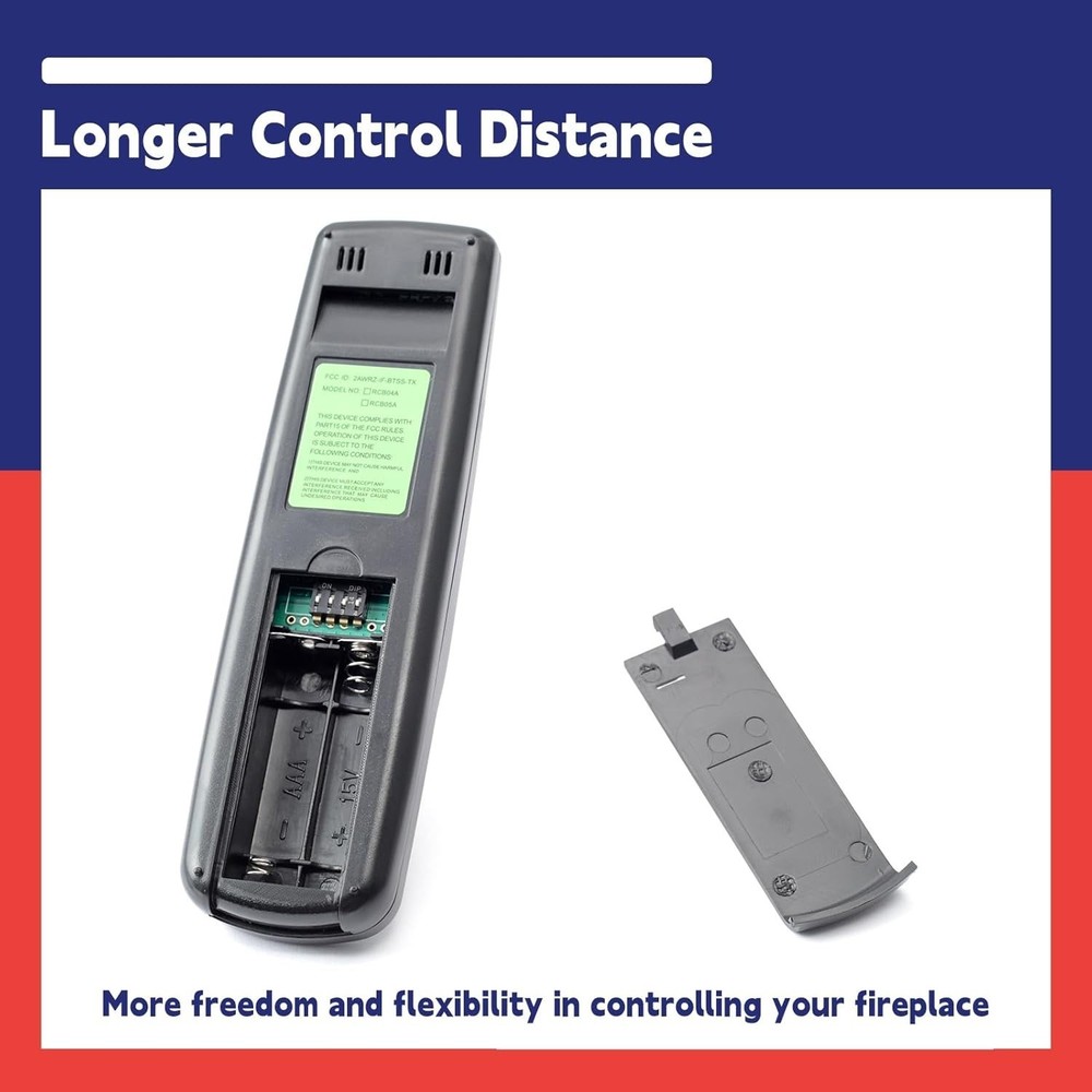 Upgraded Fireplace Remote Control Kit Replacement For Skytech Majestic Ergonomic