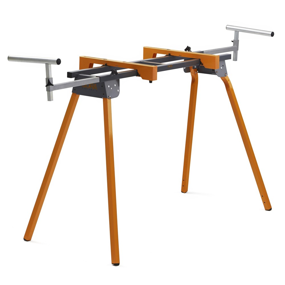 Universal Miter Saw Stand with Quick Release Tool Mounting System- Portable M...