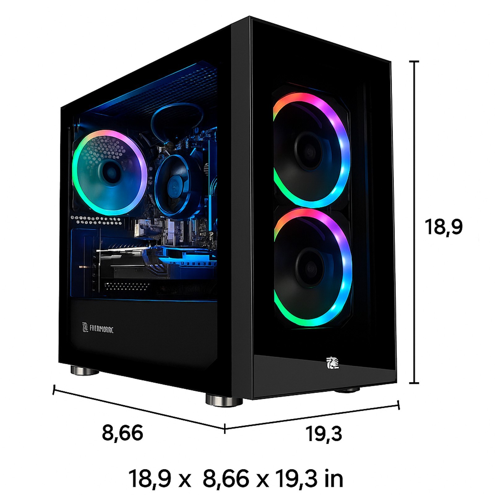 iBuyPower ARGB Gaming Desktop i7 Computer PC 32GB RAM 1TB SSD RTX4060 Win11 WIFI