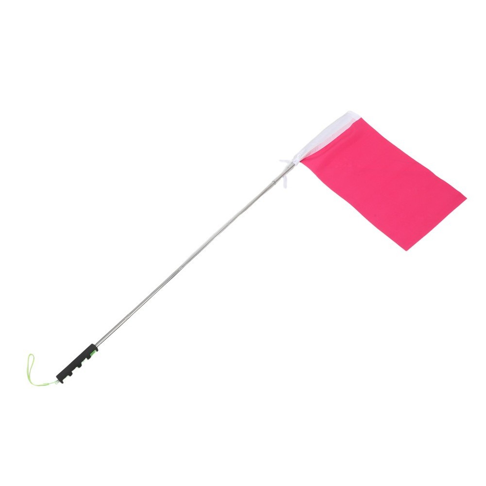 Handheld Tour Guide Flags with Telescopic Flagpole, Bright Color for School