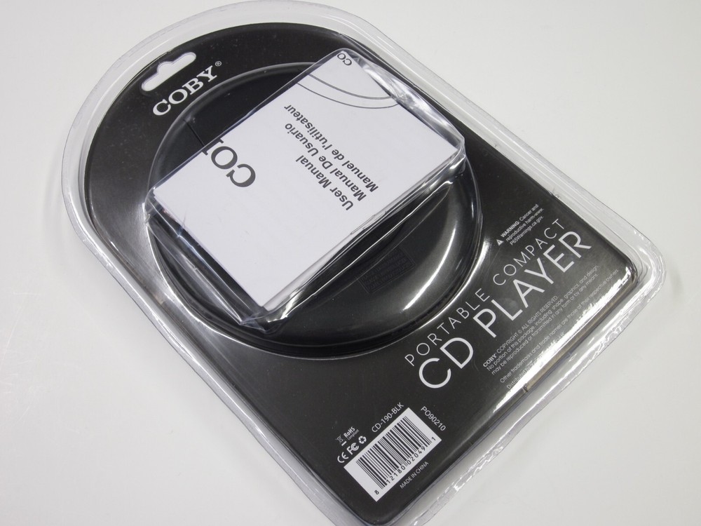 Coby CD-190-BLK Portable Compact CD Player