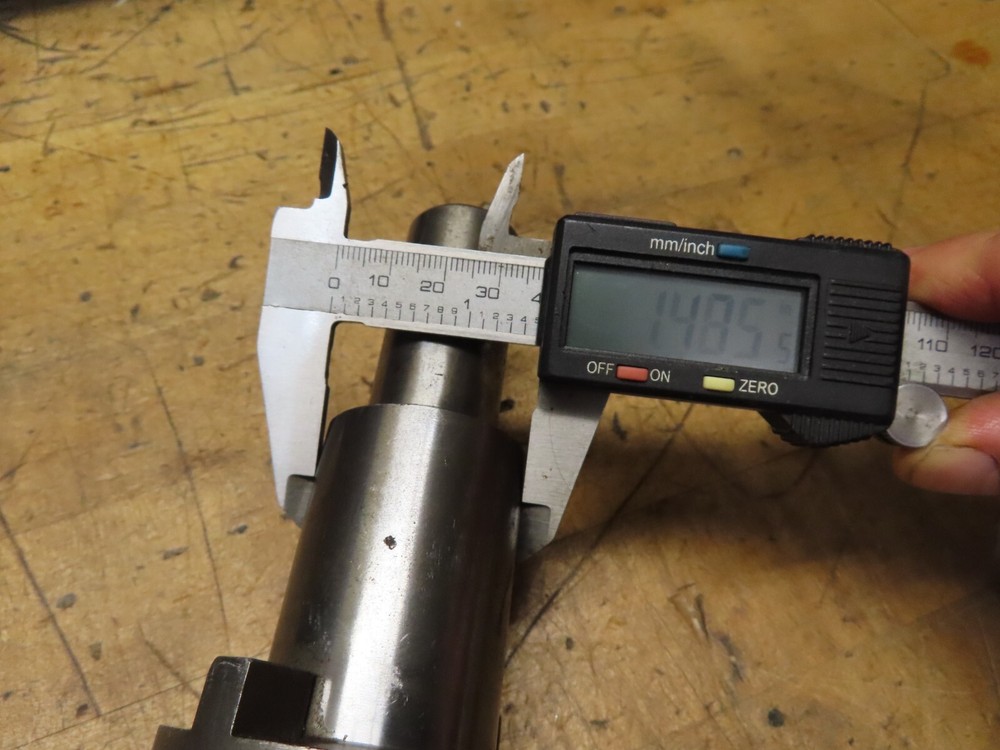 Peerless #10 shell reamer arbor 5mt shank ***MODIFIED DIAMETER ARBOR***