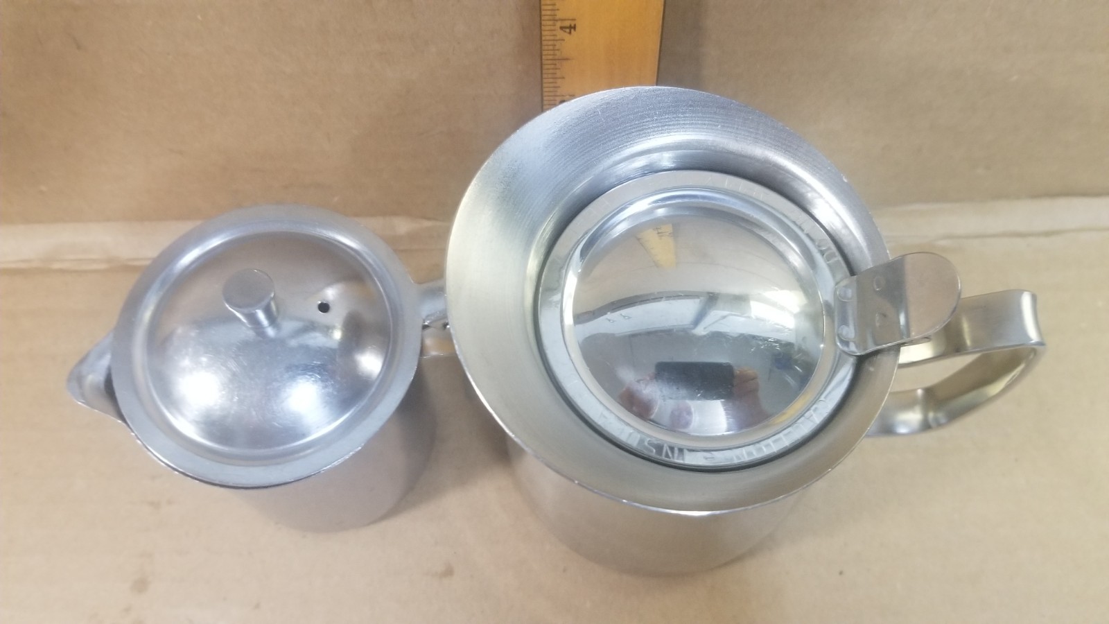 3 POLAR 133 HALCO S-202 Stainless Steel Creamer Cups