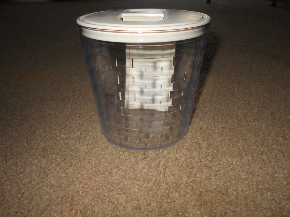 Longaberger 6" Canister Hard Protector Inserts w/ Lid Medium Small