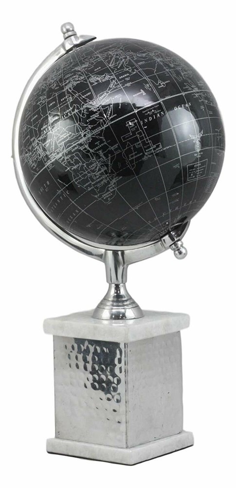 Ebros Polyurethane Elegant World Globe Home Decor 16.75" Tall