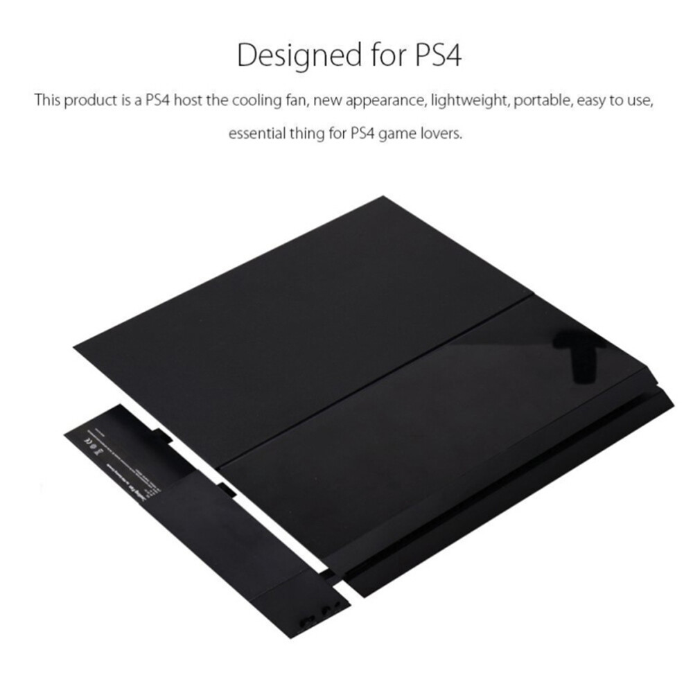 External Cooler Cooling Fan Console Temperature Control Cooler for PlayStation 4