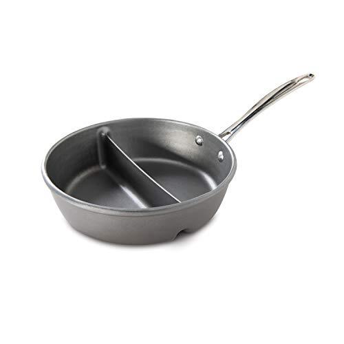Nordic Ware 2-in-1 Divided Sauce Pan, Silver