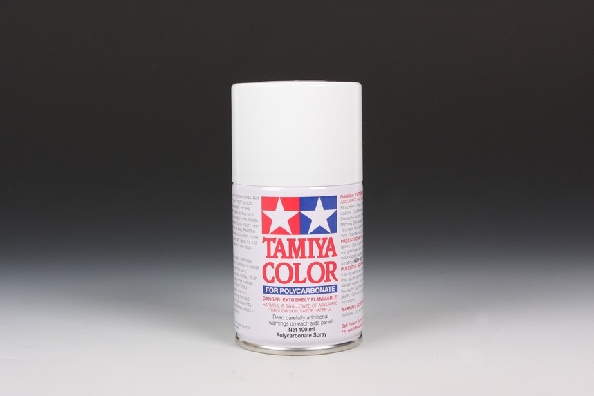 Tamiya Spray Polycarbonate Paint (for Lexan Bodies) 100ml PS-1 - PS63 NEW SEALED