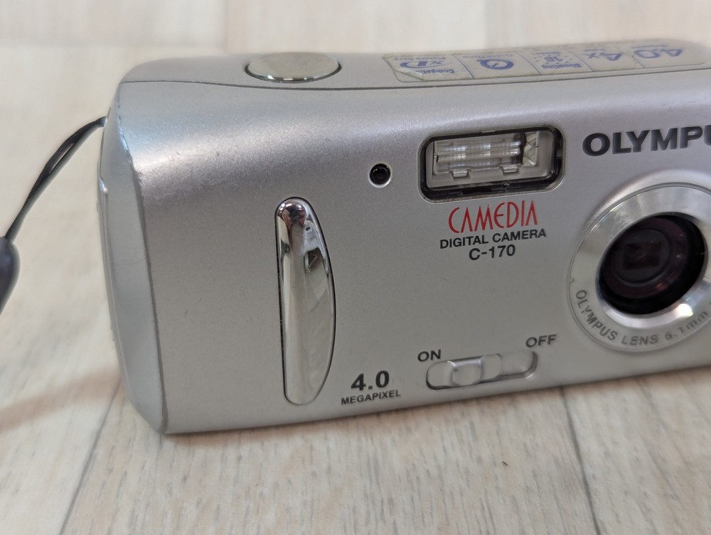 Olympus Camedia C-170 4mp Digital Camera Tested Working