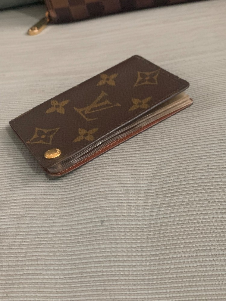 Authentic Vintage Louis Vuitton Monogram Pression Cards Case !