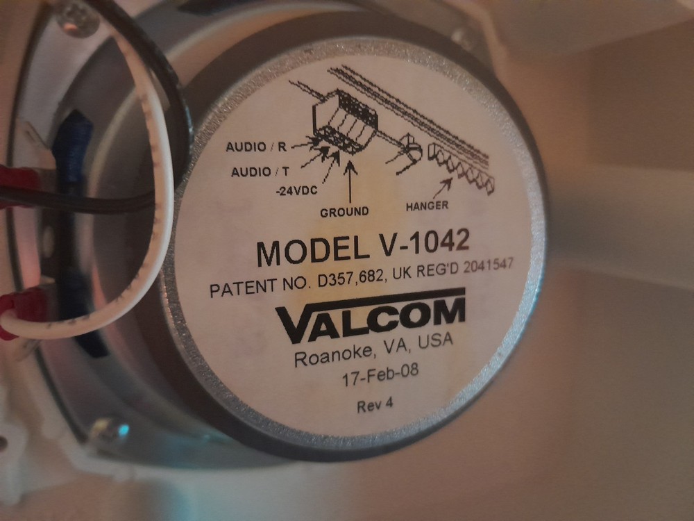 Valcom V-1042W speaker