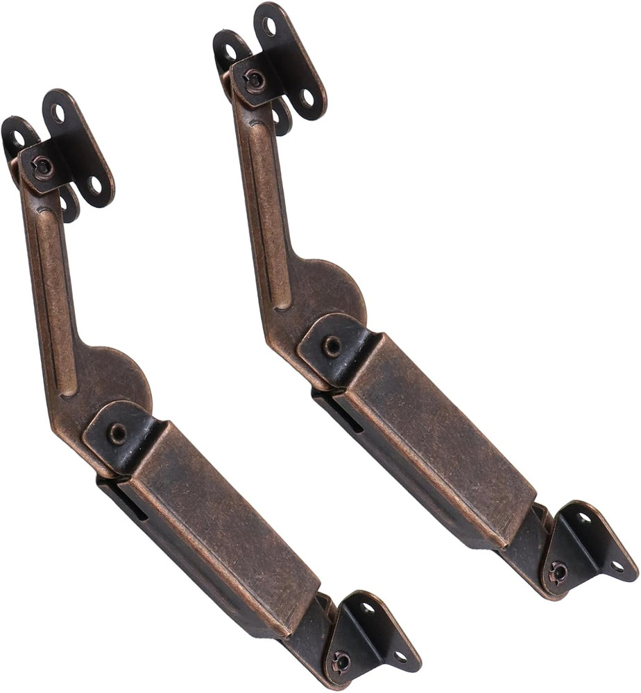 Spring Lid Support Left Right Lid Support down Hinge Red Bronze Iron Support Box