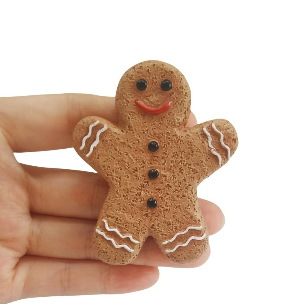 Gingerbread Men Drawer Pulls Cabinet Knobs Hand Painted Resin Dressing Table ...