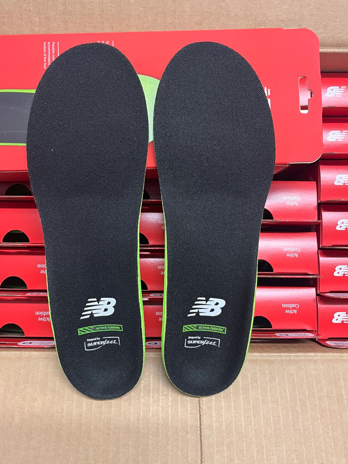 Unisex New Balance Black active Cushion Insoles D Men 7.5-9 Women 8.5-10