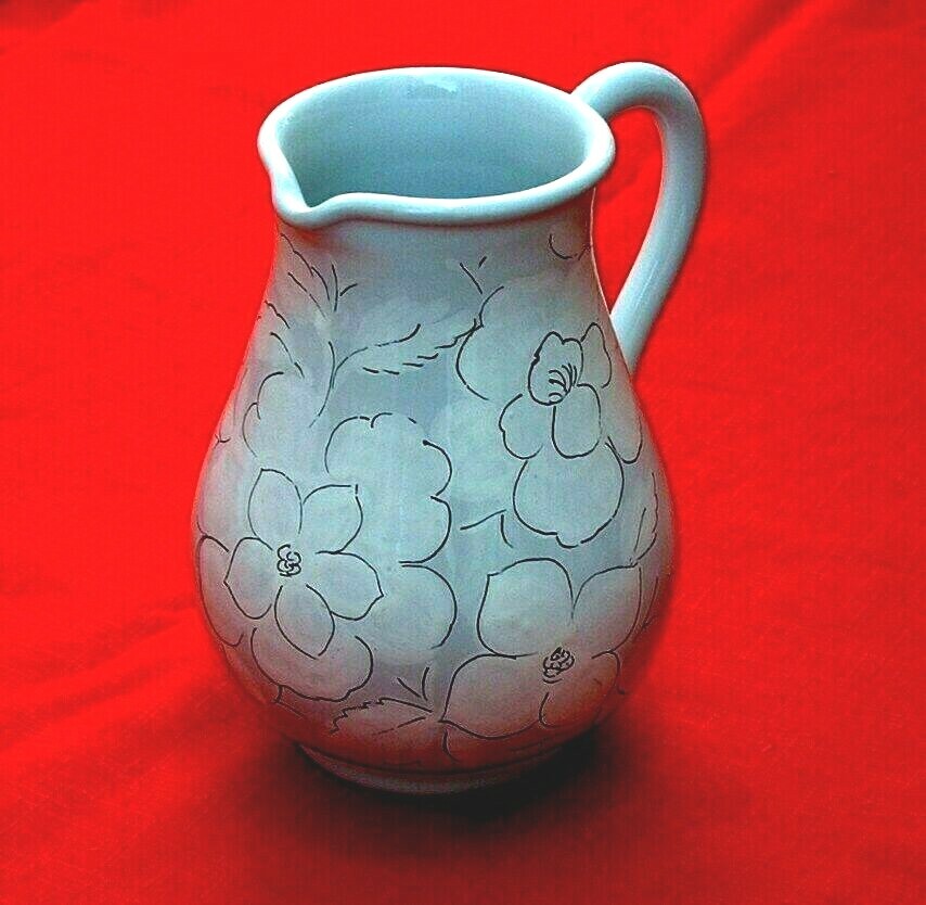 Deruta Ceramic Fiandra Pitcher 8in